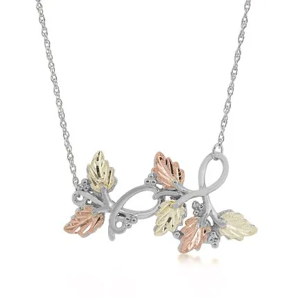 G LE312/18 Landstrom's Black Hills Gold Butterfly Pendant